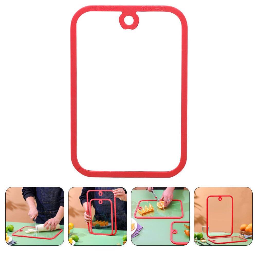 Luxshiny Luxshiny Tempered Glass Cutting Board Glass Chopping Board for Kitchen Counter Vegetable Cutting Board Cutting Mat Clear Countertop Tray L