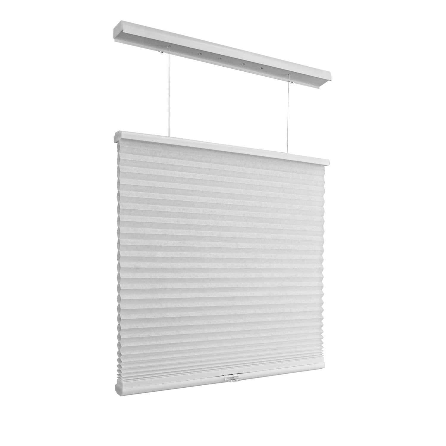 CHICOLOGY CHICOLOGY Cellular Shades, Top Down Bottom Up Shades, Custom Blinds for Windows, Window Shades for Home, Door Blinds, Window Coverings, Cellular Blinds, Snowfall (Light Filtering), 45.25" W x 48" H