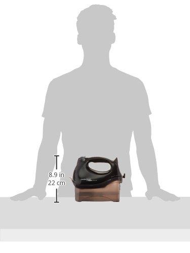 Hamilton Beach Hamilton Beach Power Deluxe 6-Speed Electric Hand Mixer with Snap-On Storage Case, QuickBurst, Beaters, Whisk, Powerful 250 Watt Motor, Bowl Rest, Black (62692)