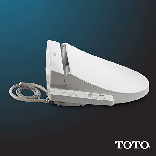 TOTO TOTO SW2014#01 A100 Electronic Bidet Toilet Cleansing Warm Water and Heated Seat, Elongated, Cotton White