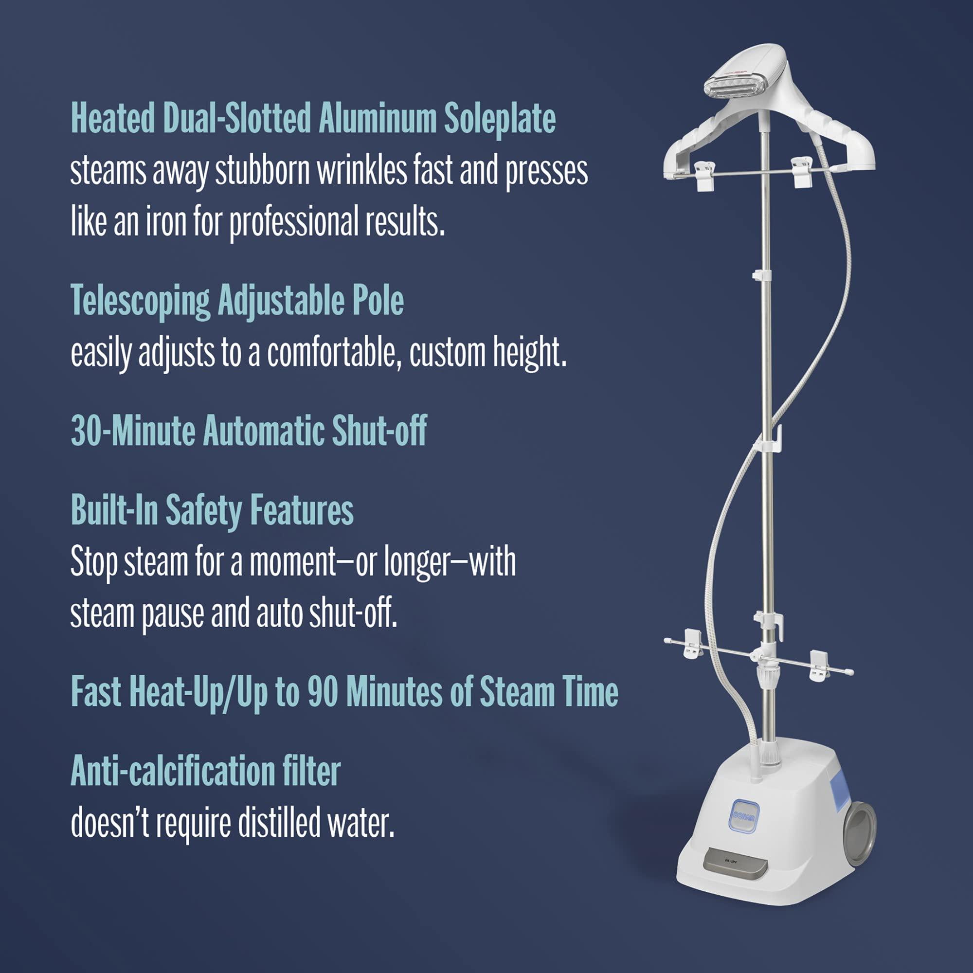 Conair Conair Full Size Garment Steamer for Clothes, Turbo ExtremeSteam 1875W Professional Steam and Press