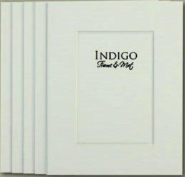 GREATPACK MATS SET of 10 - GREATPACK 16x20 Black Single Mats- Fit 11x14 Photo Art