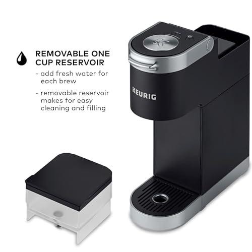 Keurig Keurig K-Mini Plus Single Serve K-Cup Pod Coffee Maker, with 6 to 12oz Brew Size, Stores up to 9 K-Cup Pods, Travel Mug Friendly, Matte Black