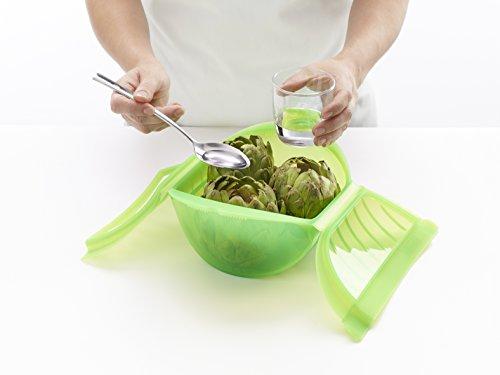 Lekue Lekue 3407600V09U004 Ogya Microwavable Pot, X-Large, Green