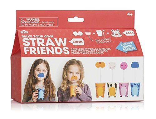 NPW NPW Make Your Own Straw Animal Friends Kit Arts and Crafts Kit