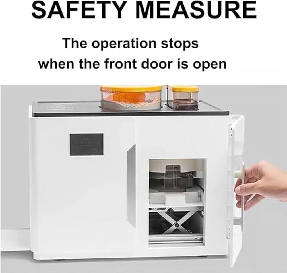 GYDUHYE GYDUHYE Fully Automatic Roti Maker, Electric Chapati Tortilla Pancake Making Machine, Intelligent Touch Screen, One Key to Make 20 Pcs/One Time for Chapati, Flour Tortilla, Dosa, Tawa