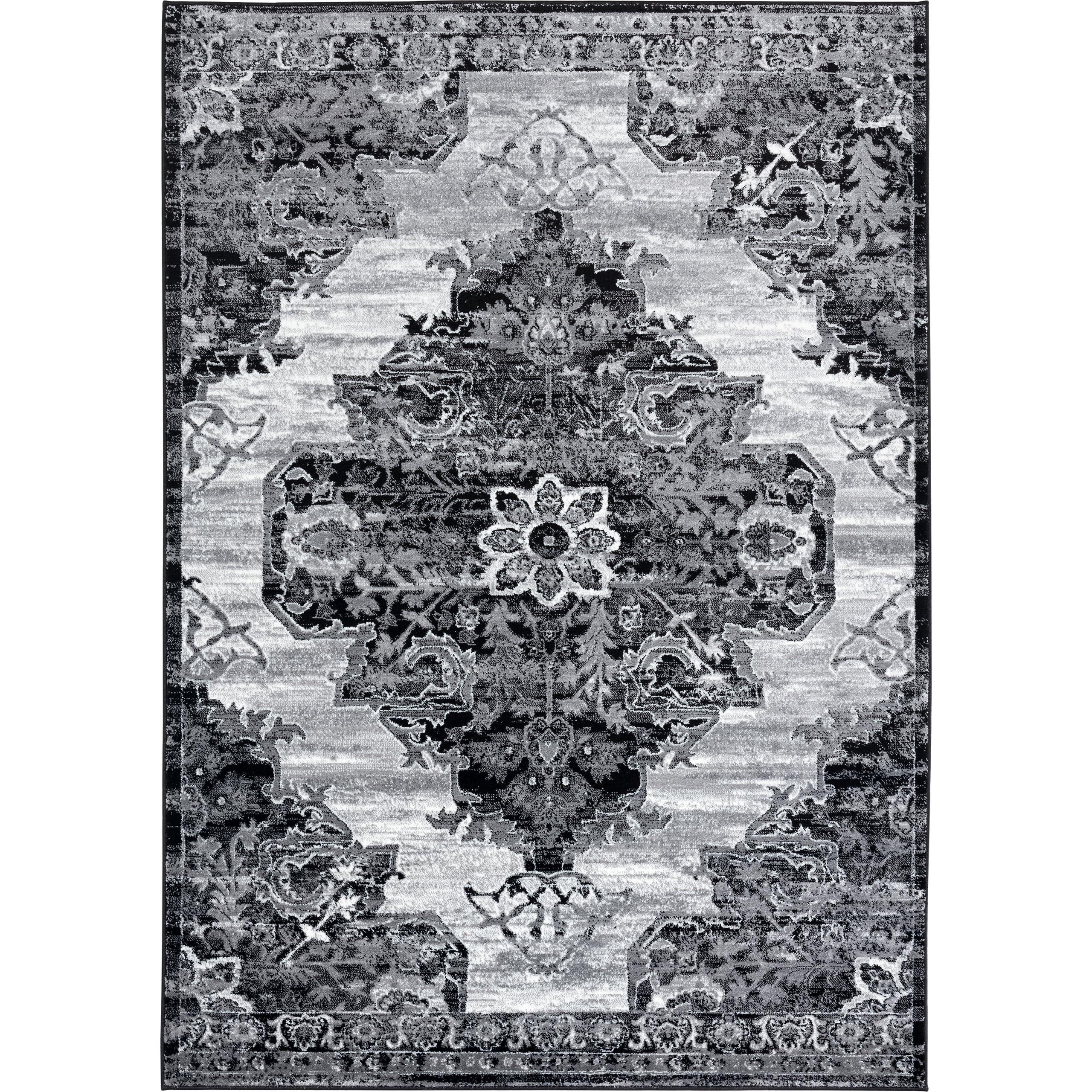 LUXE WEAVERS LUXE WEAVERS Magnolia Oriental Gray 5x7 Area Rug