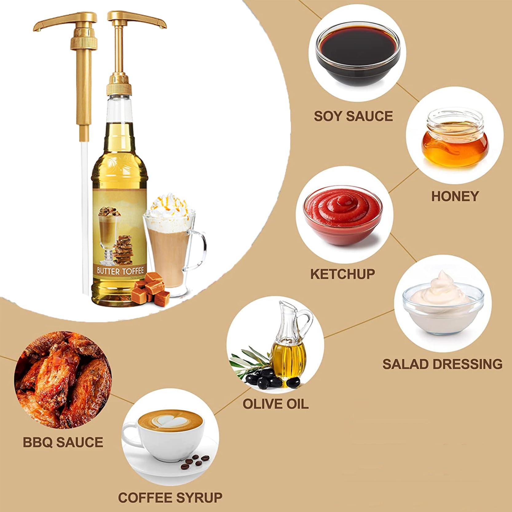 AOSWTLIF AOSWTLIF 12PCS Syrup Pump Suitable for 750ml BottlesCoffee Syrup Dispenser PumpFlavor Syrup Pump (12)