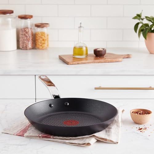 T-fal T-fal ProGrade Nonstick Fry Pan 10 Inch Induction Oven Broiler Safe 500F Cookware, Pots and Pans, Dishwasher Safe Black