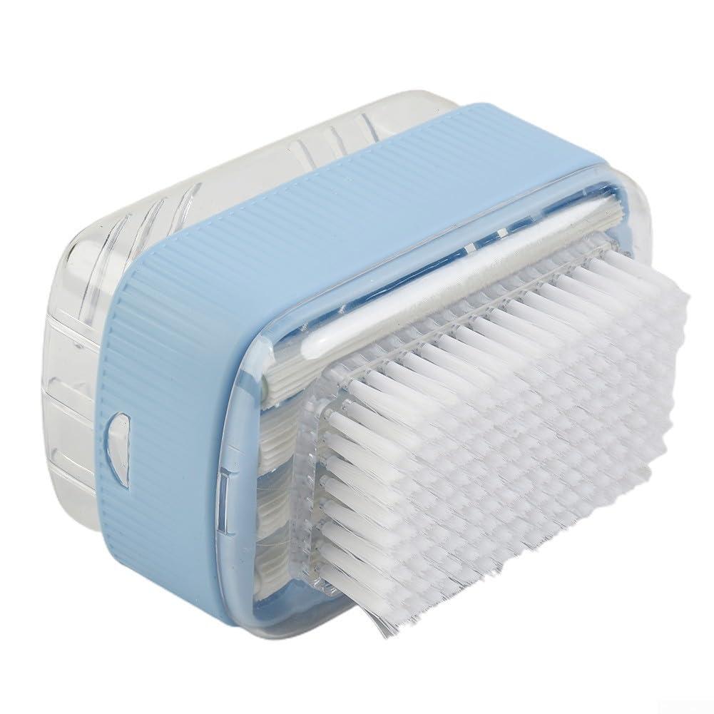 FACULX FACULX Soap Dishes Foaming Soap Box, Foaming Soap Box with Soap Dish, with Foam Soap Dispenser with Drain Multifunctional Soap Cleaning Storage Foaming Box for Home Bathroom Kitchen(Blue)