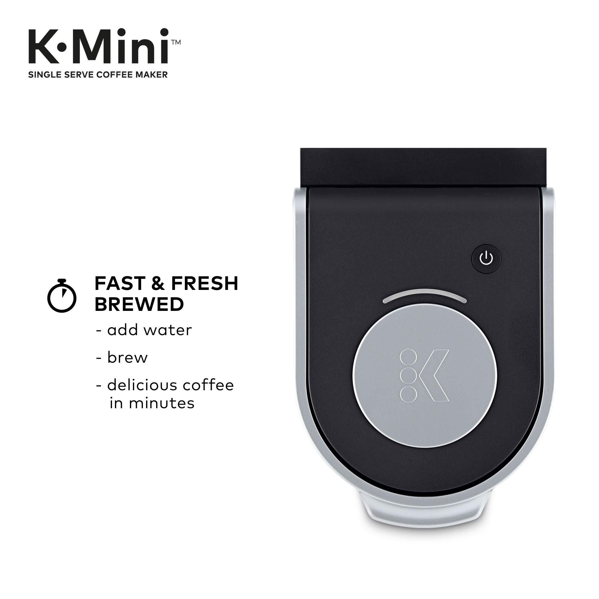 Keurig Keurig K-Mini Single-Serve K-Cup Coffee Maker, Black and Keurig Standalone Milk Frother, Black