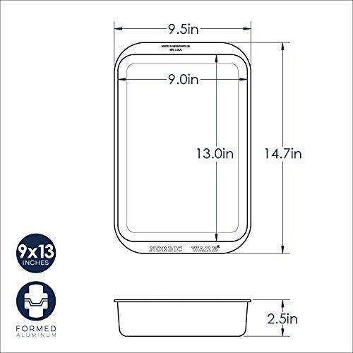 Nordic Ware Nordic Ware Classic Metal 9x13 Covered Cake Pan