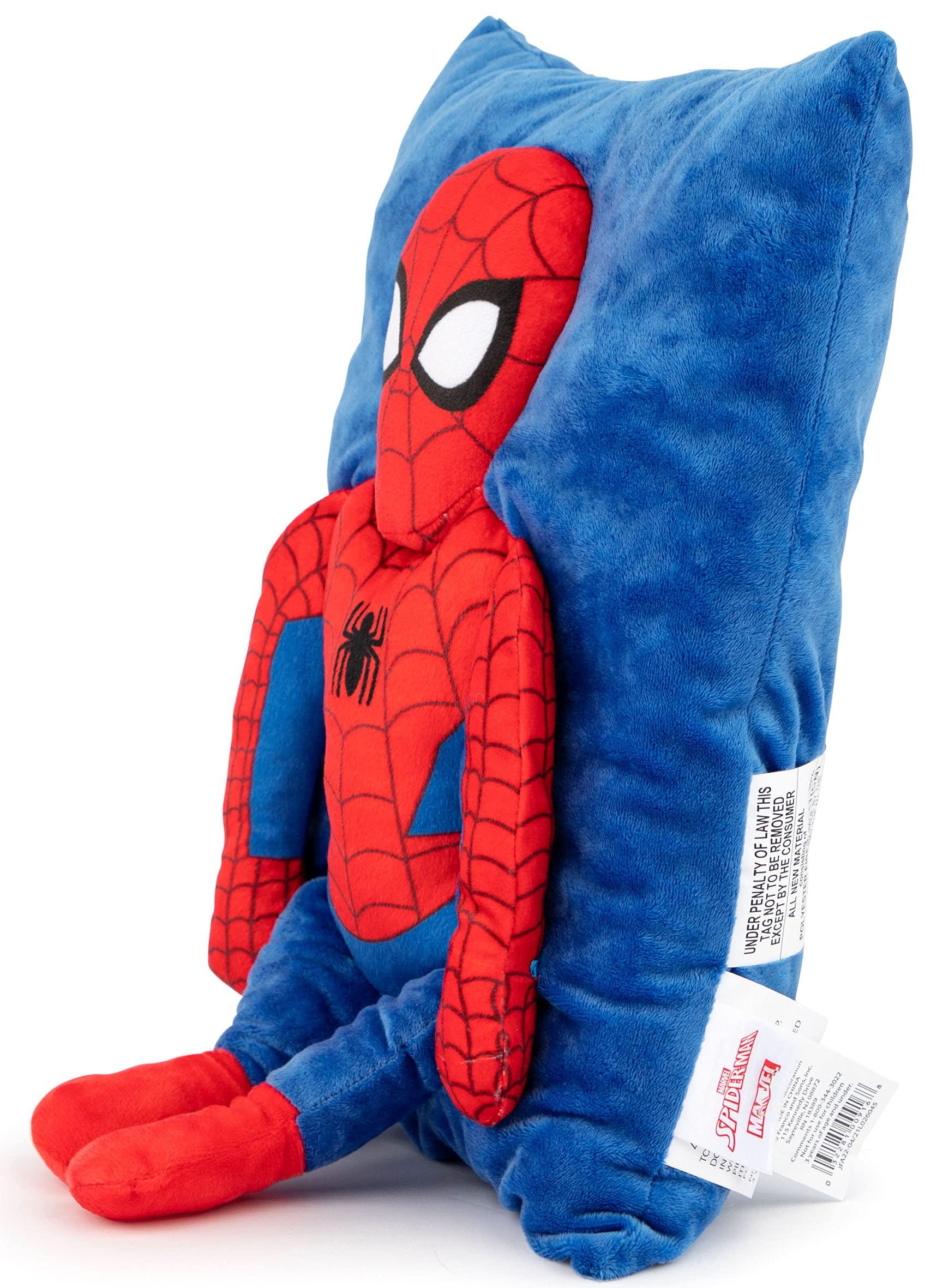 Jay Franco Jay Franco Marvel Spiderman 3D Snuggle Pillow - Super Soft Measures 15 Inches (Official Marvel Product)