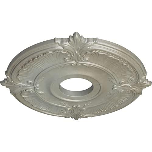 Ekena Millwork Ekena Millwork CM18ATFLS Attica Ceiling Medallion, 18\"OD x 4\"ID x 5/8\"P (Fits Canopies up to 5\"), Hand-Painted Flash Gold