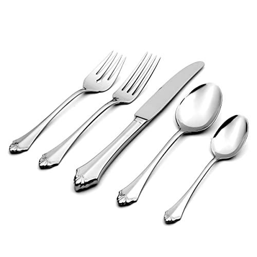 Oneida Oneida Kenwood 5 Piece Fine Flatware Set 18/10 Stainless Steel, Silver