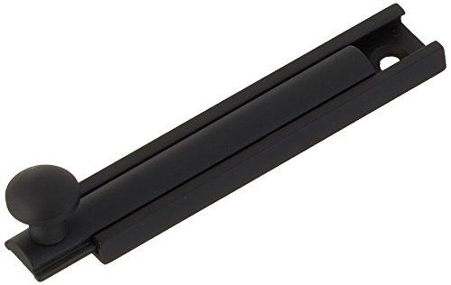 IDH by St. Simons idh by St. Simons 11043-019 Professional Grade Quality Solid Brass 3" Surface Bolt, 3-Inch, Matte Black