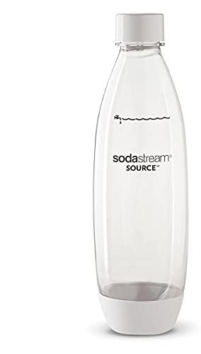 sodastream Sodastream 1l Carbonating Bottles - Fit to Source/Genesis deluxe Makers (Twin Pack) (White)