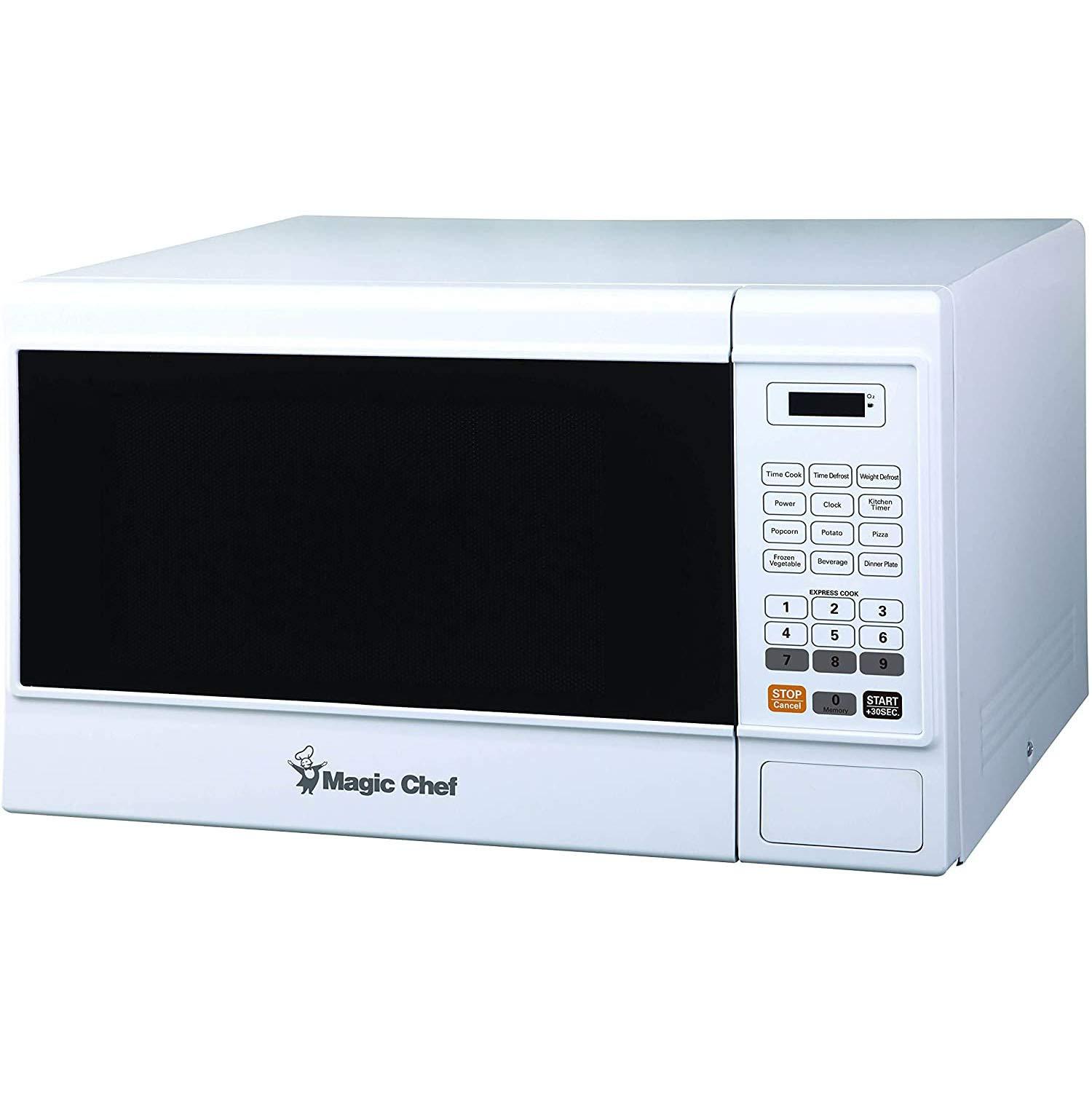 Magic Chef Magic Chef Countertop Microwave Oven, Small and Compact, 1000 Watt, 1.3 Cu Ft, White