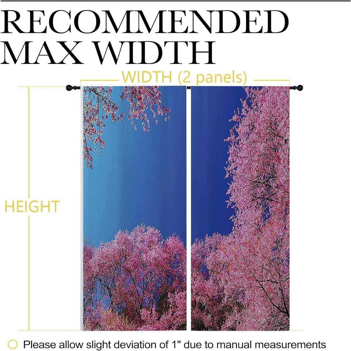 WHYATT WHYATT House Decor Blackout-Curtains Rod Pocket Curton Macrame Curtains for Doorways 55inch Width by 45inch Length