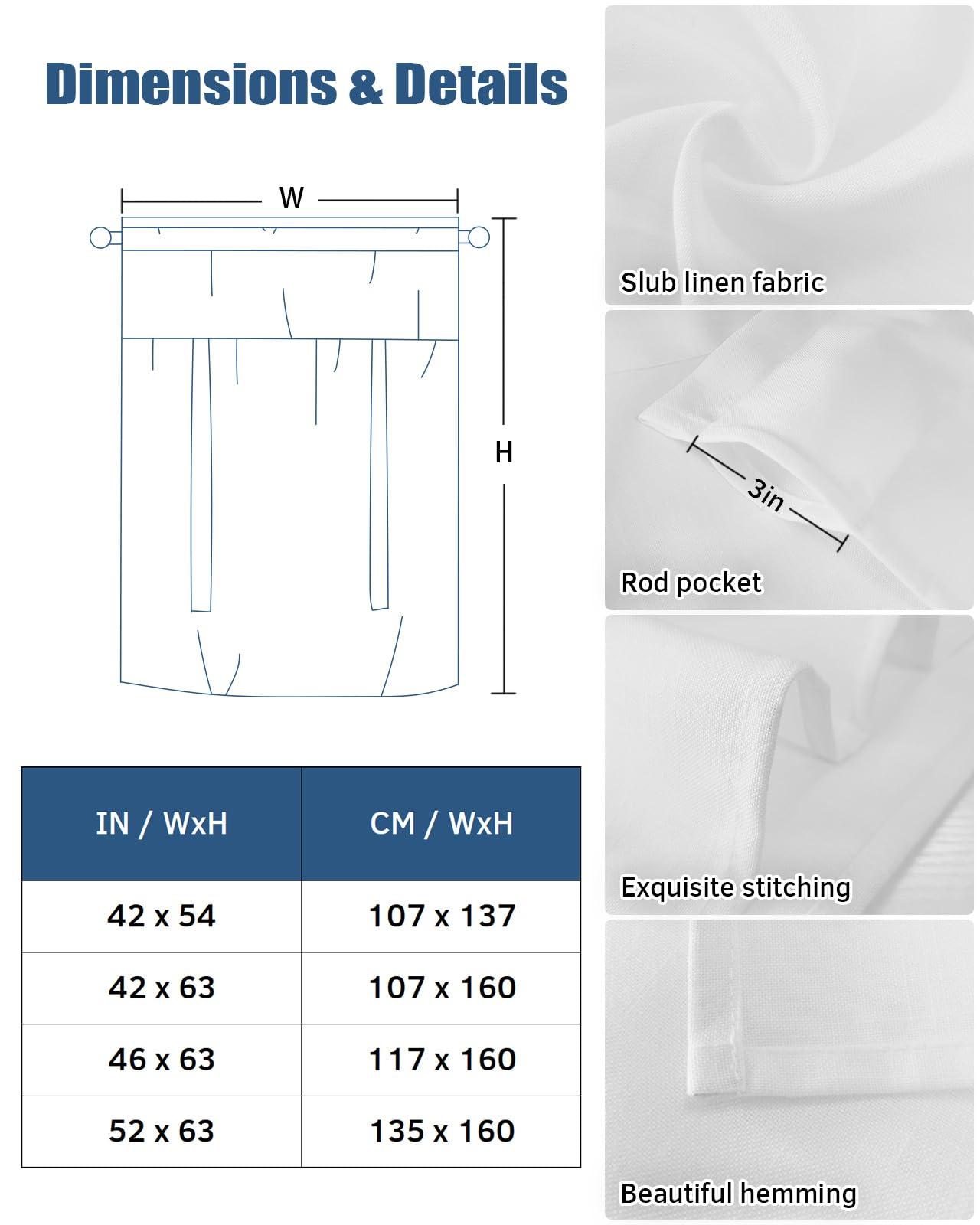 Singingin Singingin Tie Up Curtains Tie Up Window Shade, Navy Blue Gradient Stripes Adjustable Balloon Curtains Blackout Tie Up Curtains for Windows Rod Pocket Panel, 46" W x 63" L