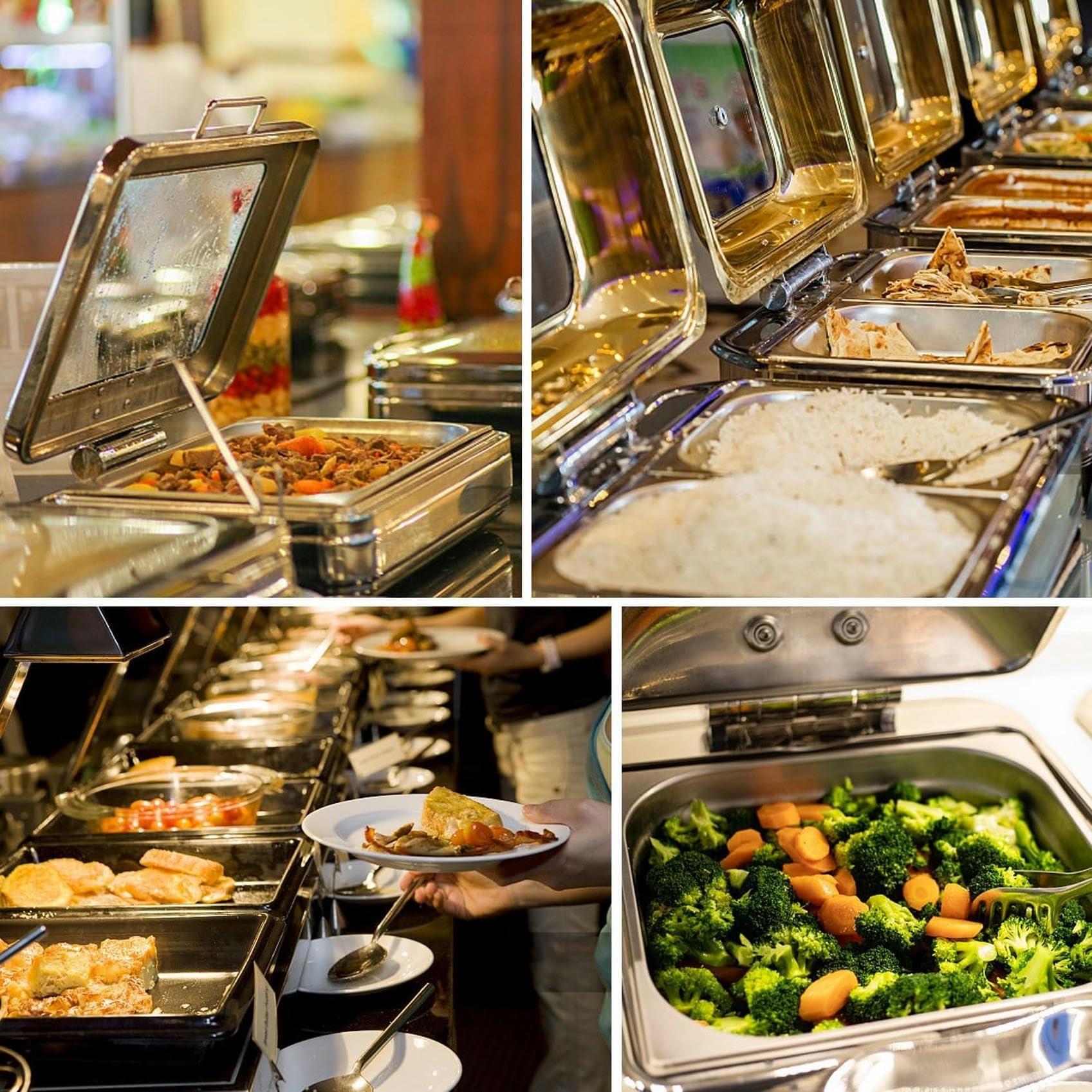 BTURYT 9L Commercial Food Warmer, Electric Chafing Dishes for Buffet, Buffet Servers and Warmers with Adjustable Temperature for Kitchen and Dining