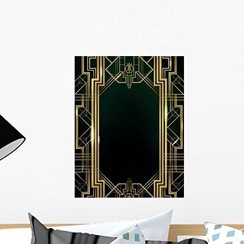 Wallmonkeys Wallmonkeys Great Gatsby Art Deco Wall Mural Peel and Stick Vinyl Graphic (18 in H x 14 in W) WM368168