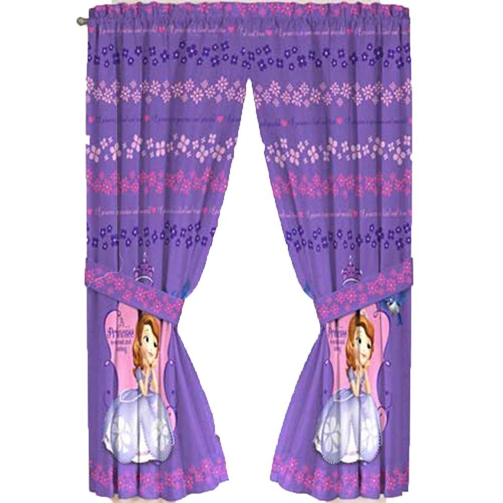 Disney Disney Junior Sofia the First Princess Drapes Panels Curtains, Set of 2 (42" x 63")