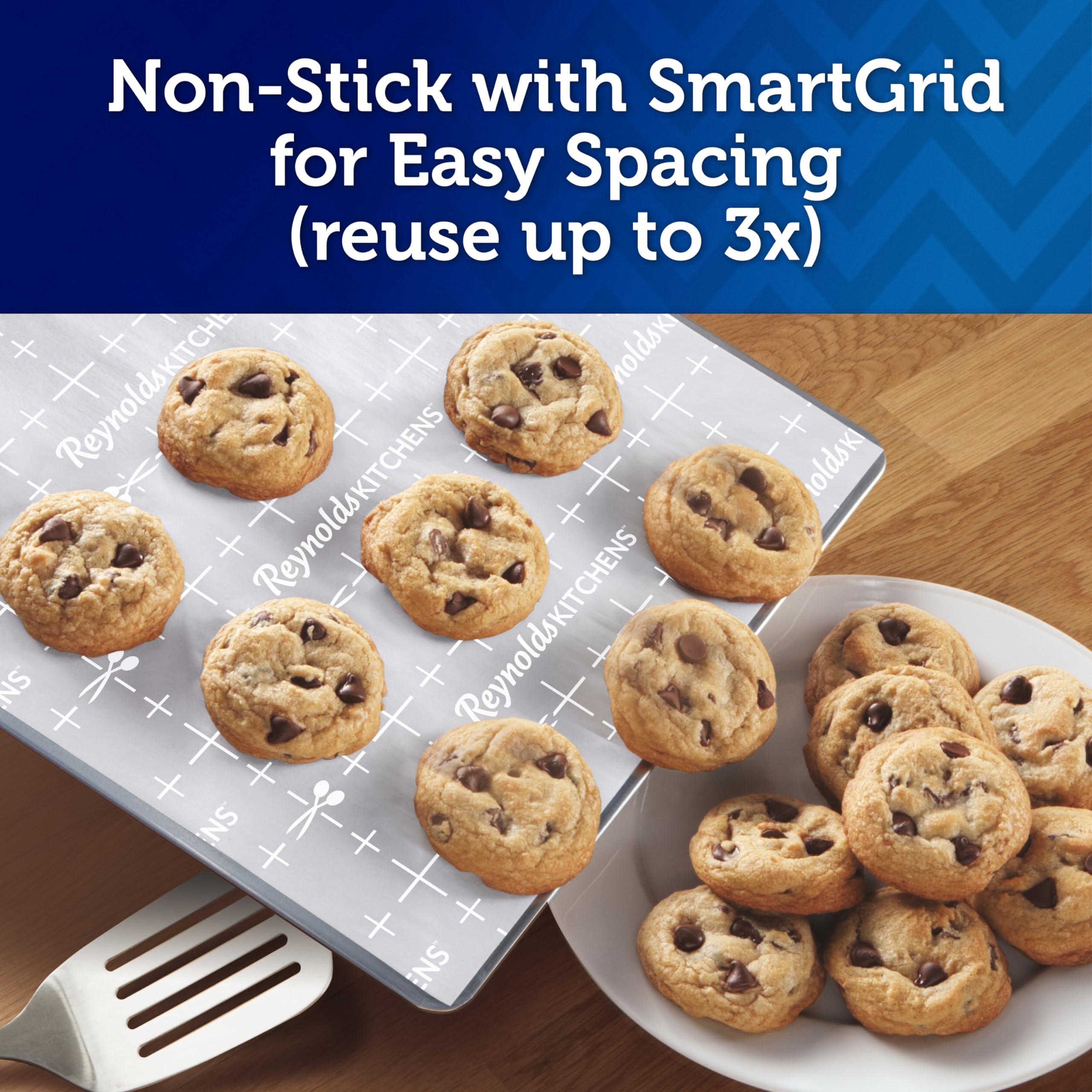 Reynolds Reynolds Kitchens Stay Flat Parchment Paper with SmartGrid, 45 Square Feet