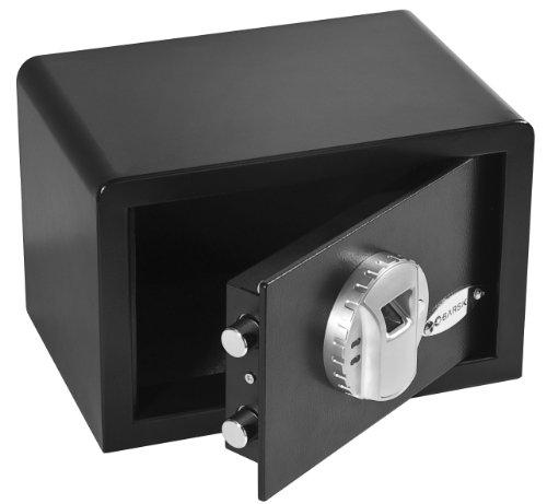BARSKA BARSKA Compact Biometric Fingerprint Security Safe Lock Cabinet 11.8 in x 7.8 in x 7.8 in