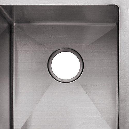 FRANKE Franke HF3322-2 Vector 33" Dual Mount Double Bowl 2-Hole Kitchen Sink, Stainless Steel