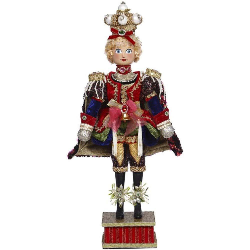 Mark Roberts Mark Roberts 2020 Collection Golden Gal Nutcracker Figurine, 25\" - Festive Christmas Decor for Elegant Home Decoration