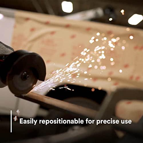 3M 3M Welding and Spark Deflection Paper 05916, Flame Retardant, Adhesive Backing, Repositionable, 24 in x 150 ft