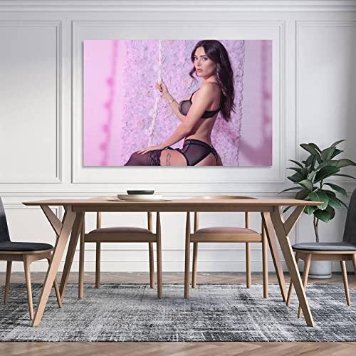 DAQI Lana Rhoades Sexy Hot poster Actress (14) Gifts Canvas Painting Poster Wall Art Decorative Picture Prints Modern Decor Framed-unframed 08x12inch(20x30cm)