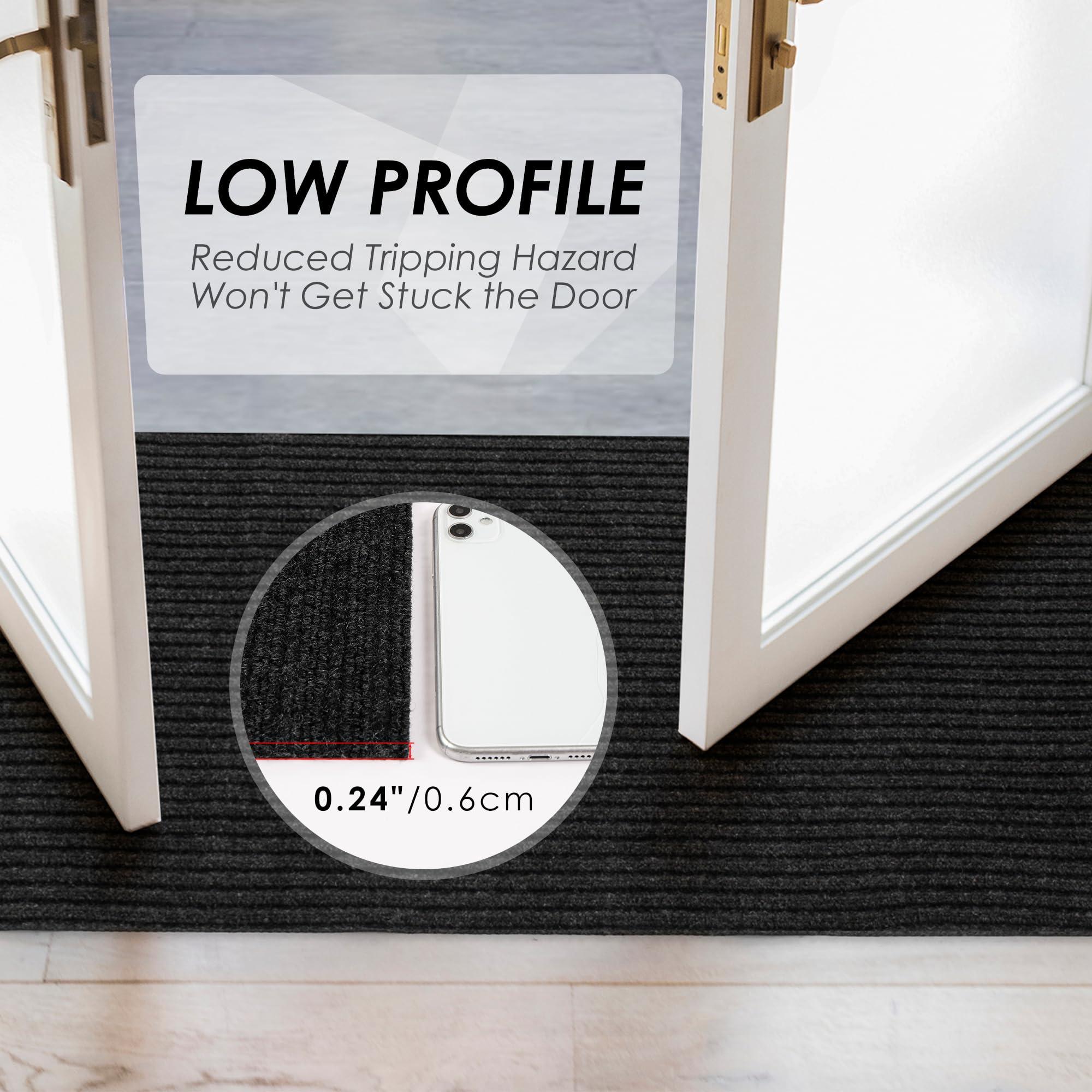 koloko koloko 4ft x 6ft Runner Rug Non-Slip Outdoor Indoor Carpet Runner Custom Size Floor Runners Area Rugs Mat with Rubber Backing for Hallway Entryway Balcony Patio Kitchen Garage Stair Laundry