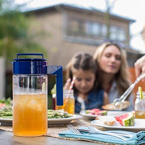 Takeya Takeya Premium Quality Iced Tea Maker with Patented Flash Chill Technology Made in the USA, BPA Free, 1 qt, Avocado