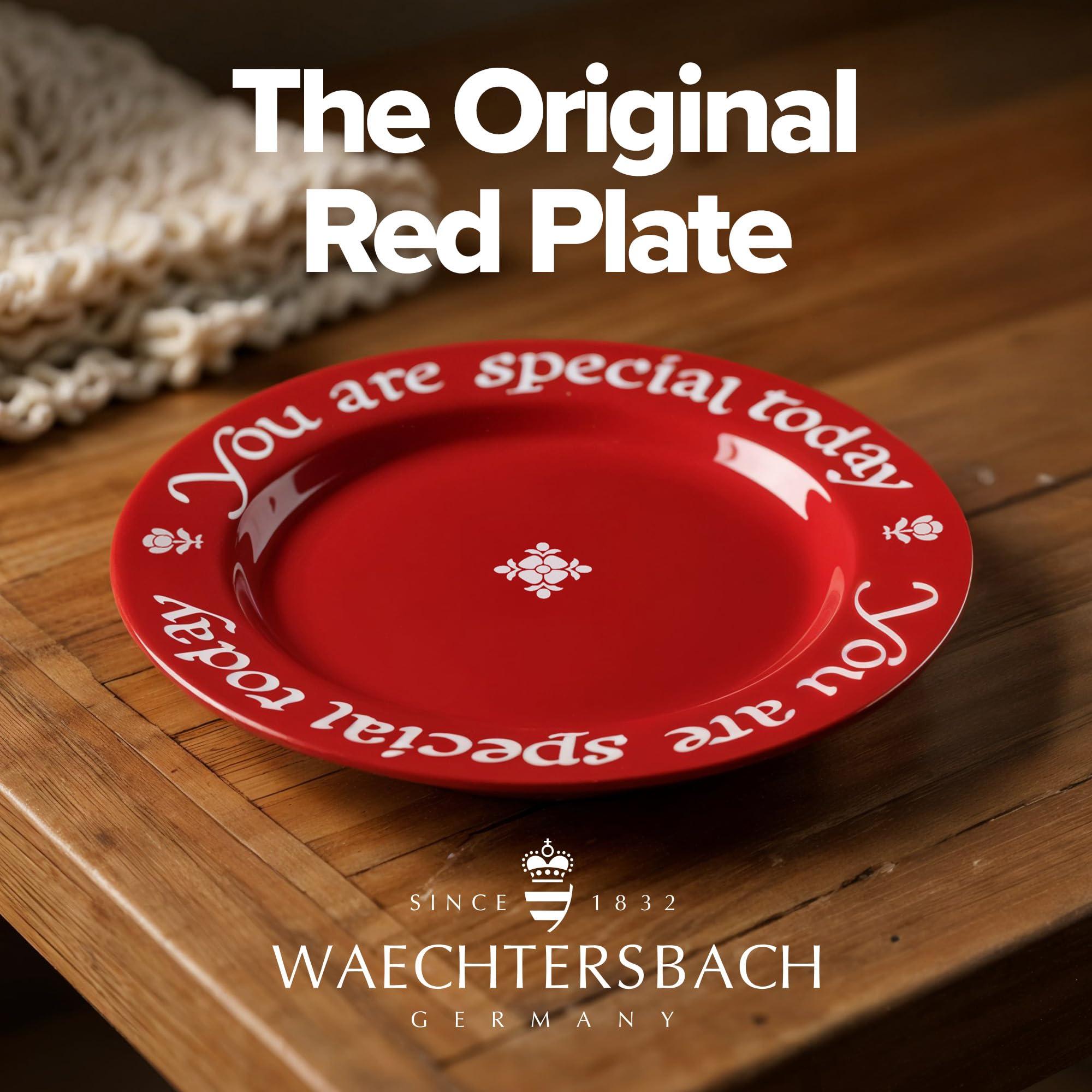 Waechtersbach Waechtersbach Plate, You Are Special Today Cherry Red Plate