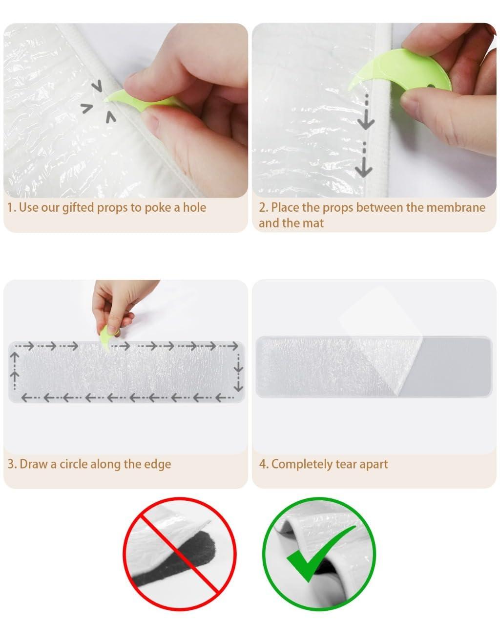 Chees D Zone Xmas Red Berry Pine Needles Stair Treads for Wooden Steps, Winter Plant Beige Linen Non Slip Stair Carpet Indoor Stair Runner Staircase Step Treads Stair Mat 8x30in 4 Pcs