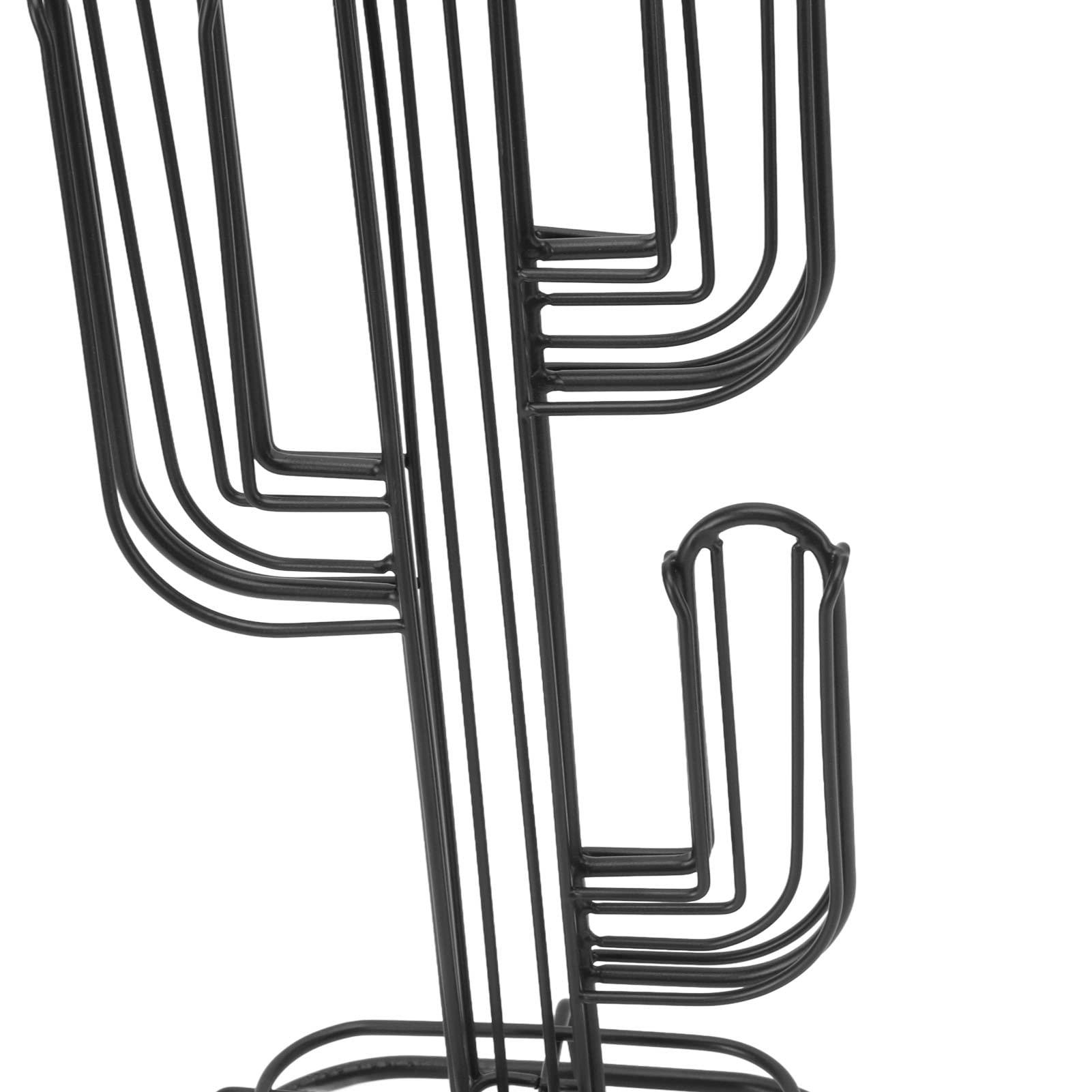 Denash Denash Coffee Pod Holder, Cactus Shaped Coffee Capsule Storage Organizer Stand Holds 48 Coffee Pods Coffee Accessories