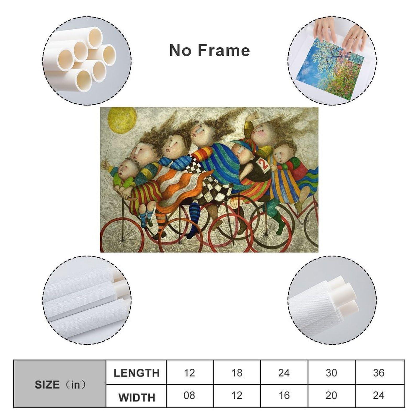 PANER PANER Graciela Rodo Boulanger Prints Paintings Journee A La Campagne Poster Decorative Painting Canvas Wall Art Living Room Posters Bedroom Painting 24x36inch(60x90cm), Unframe-style