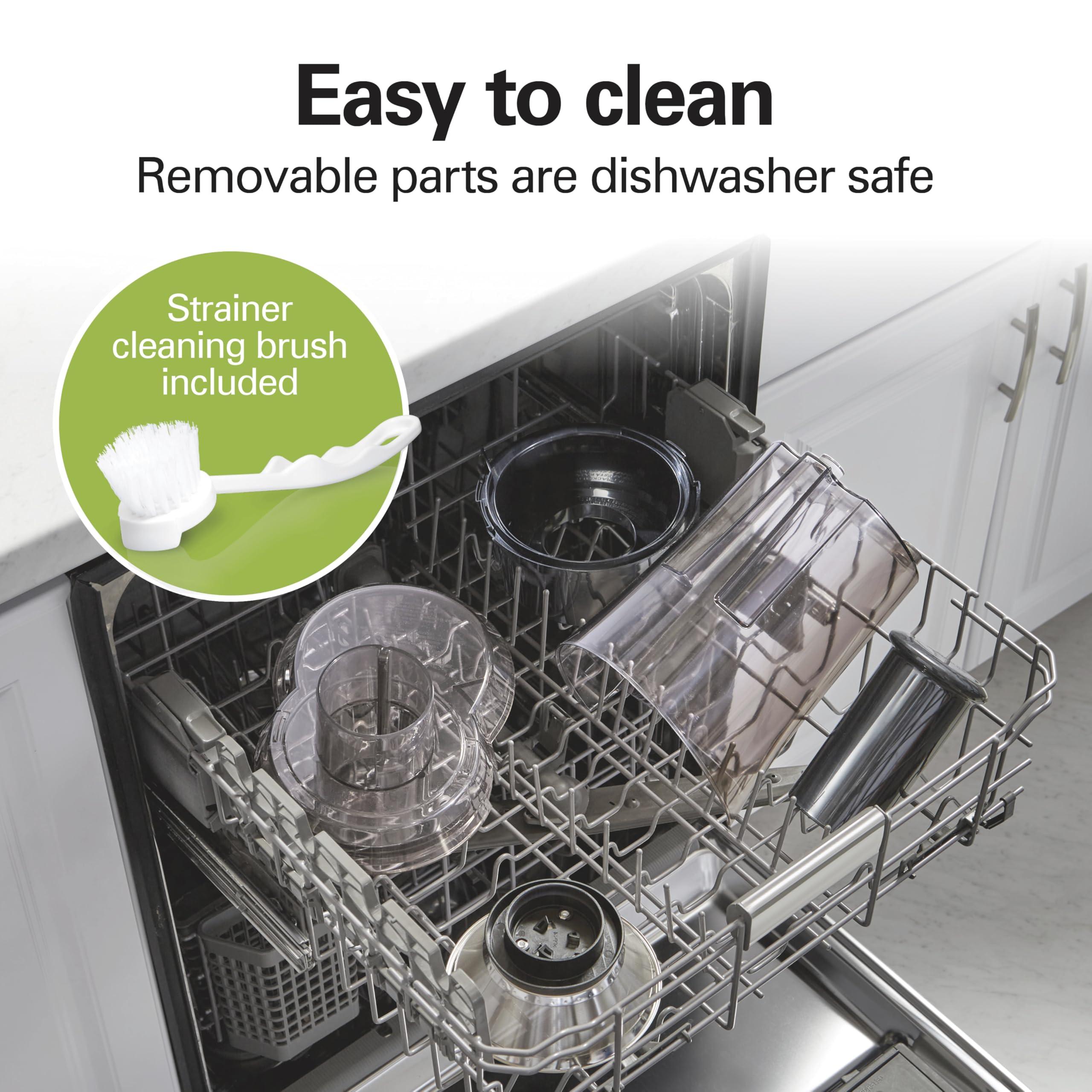 Hamilton Beach Hamilton Beach Juicer Machine, Big Mouth Large 3” Feed Chute for Whole Fruits and Vegetables, Easy to Clean, Centrifugal Extractor, BPA Free, 800W Motor, Black