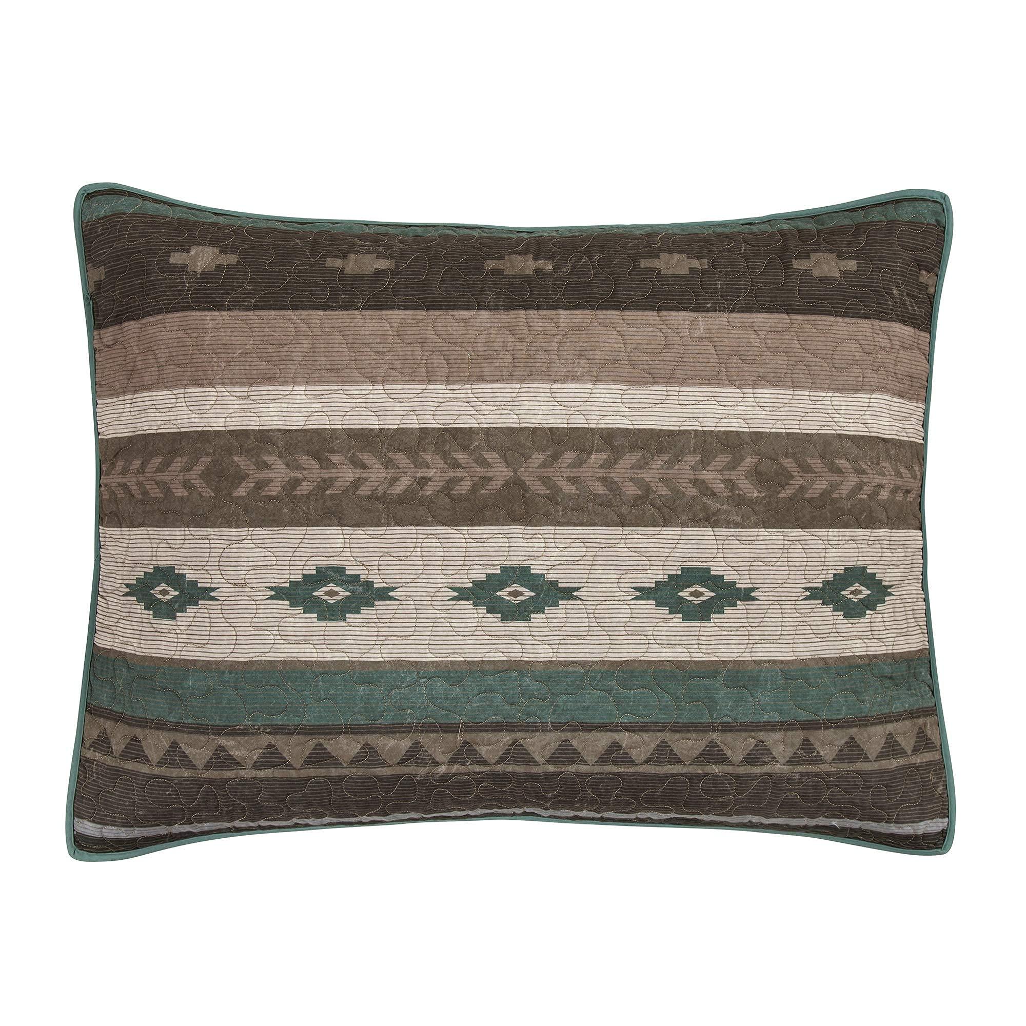 Donna Sharp Donna Sharp Twin Bedding Set - 2 Piece - Sierra Vista Southwest Quilt Set with Twin Quilt and Standard Pillow Sham - Machine Washable