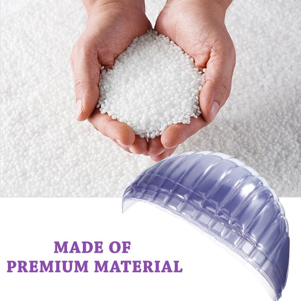 VOSAREA VOSAREA Baseball Caps Inserts Shapers 20pcs Plastic Clear Reusable Hats Liner Cap Fitter Inserts Support Half Hats Stay Brace Cap Form Inflatable Hats Holder Wig Shaper