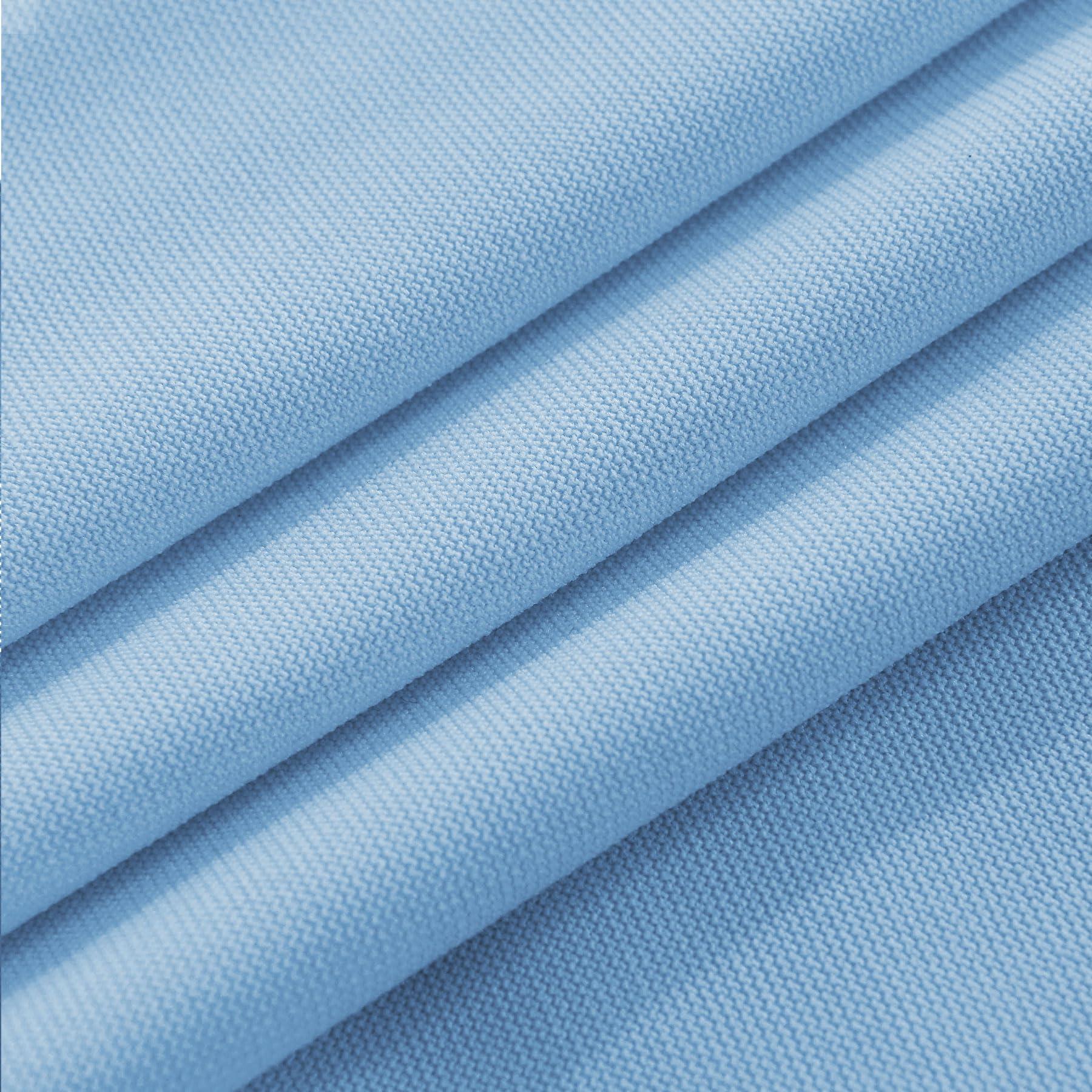 Fcosie Fcosie Blue Hospital Curtain with Grommet Extra Wider Medical Privacy Curtain for Cubicle Divider, SPA Clinic, Living Room, Student Dorm Show Room, 10ft Wide x 7ft Tall (1 PC)