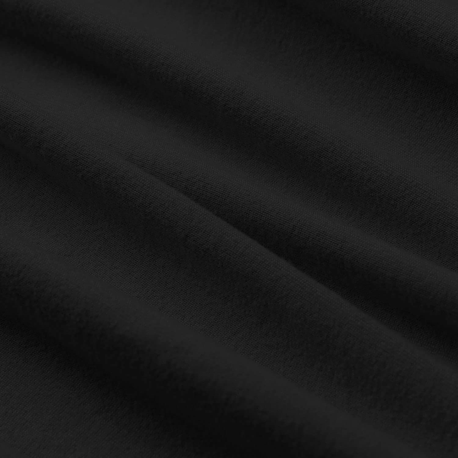Kings Loft Kings Loft StretchWrap Box Spring Cover - 100% Egyptian Cotton, 1000 Thread Count, Wrap Around 4 Sides Bed Skirt for Hotel & Home, Fits Box Springs up to 28 Inch - Cal-King, Black