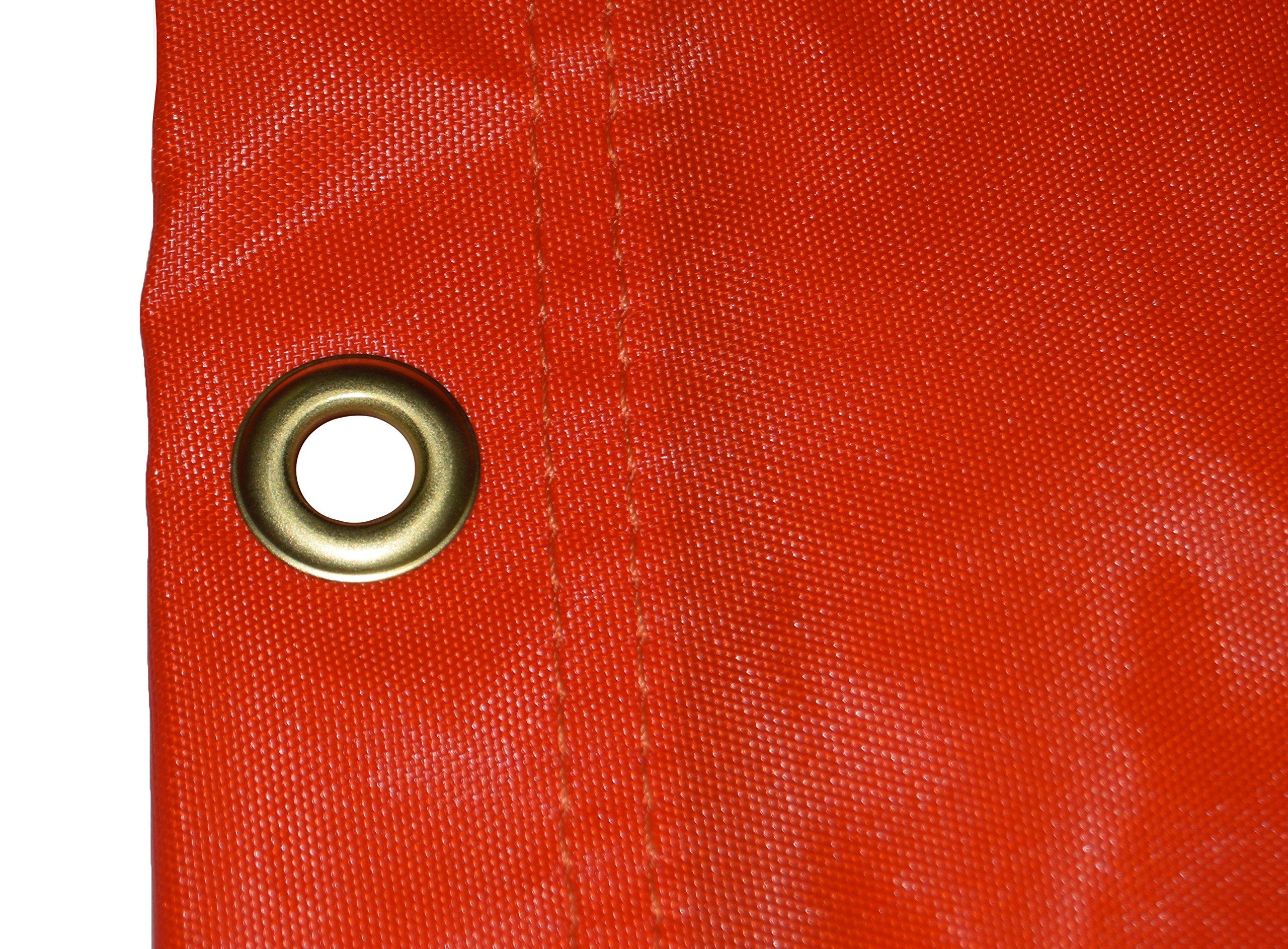 Airport Windsock Corporation Airport Windsock Corporation 13\" X 54\" Orange Windsock and 13\" Aluminum Frame Combo USA Made