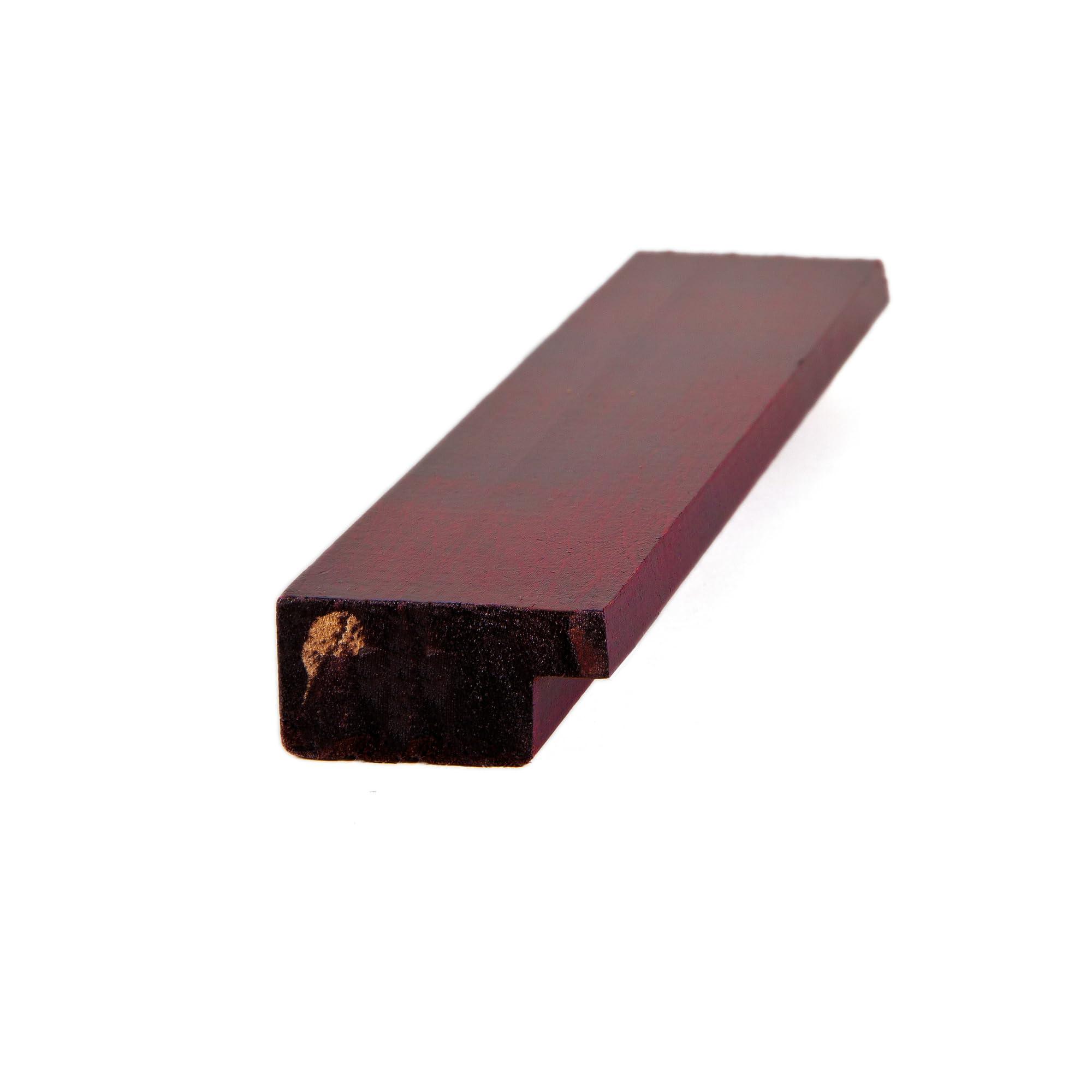 ArtToFrames ArtToFrames 24x48 Inch Red Picture Frame, This 1.38 Inch Custom Wood Poster Frame is Cherry, Great for Your Art or Photos - Comes with Economy Acrylic