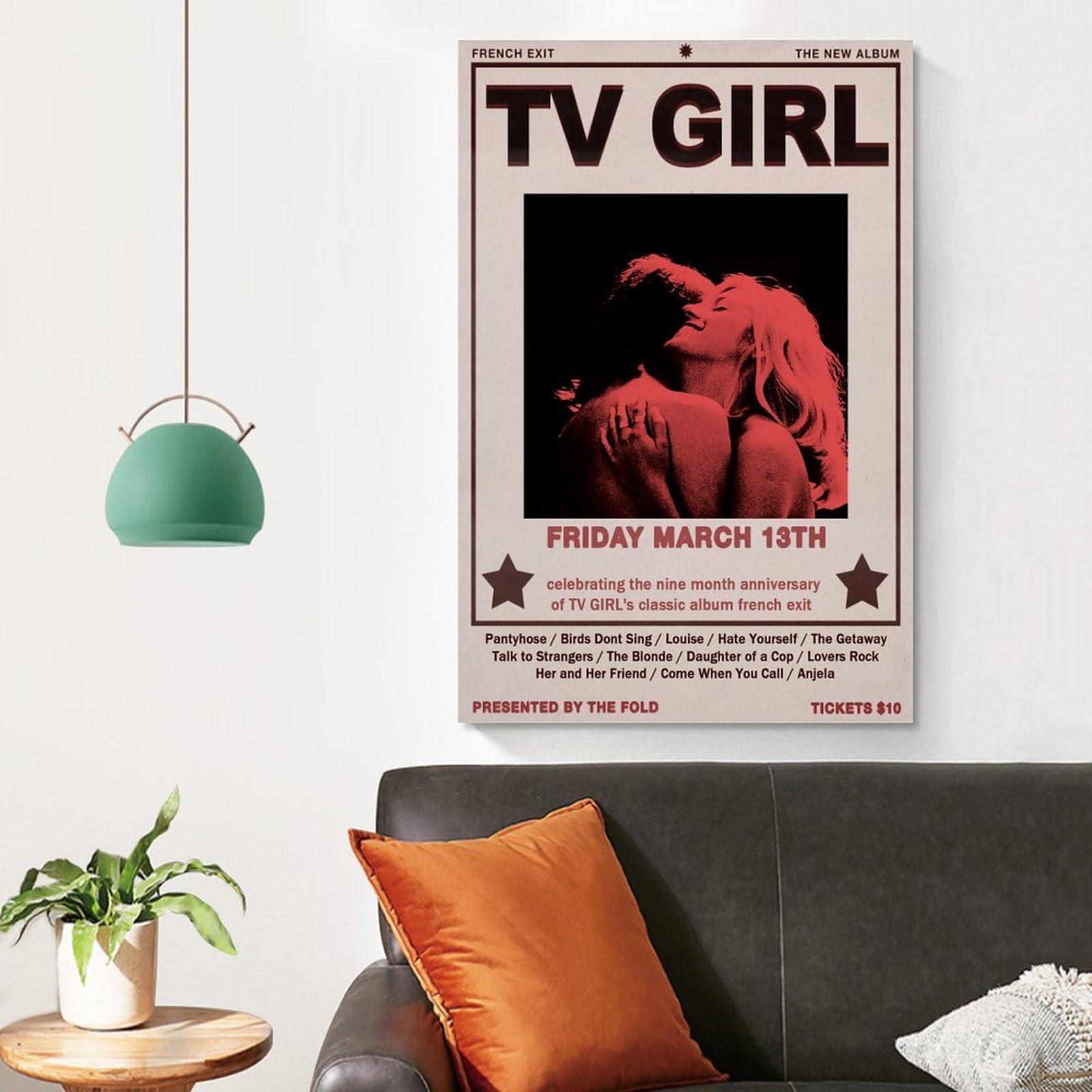 QMena QMena Tv Girl Vintage Poster Music Posters Retro Posters High Definition Printed Posters And Canvas Printed Wall Art Posters Are Used for Room Decor 12x18inch(30x45cm) Unframe-style
