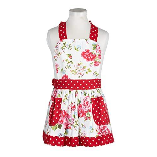 NEOVIVA NEOVIVA Kitchen Aprons with Pockets for Mama and Me, Cute Mother and Daughter Matching Apron Set for Cooking, Baking and Gardening