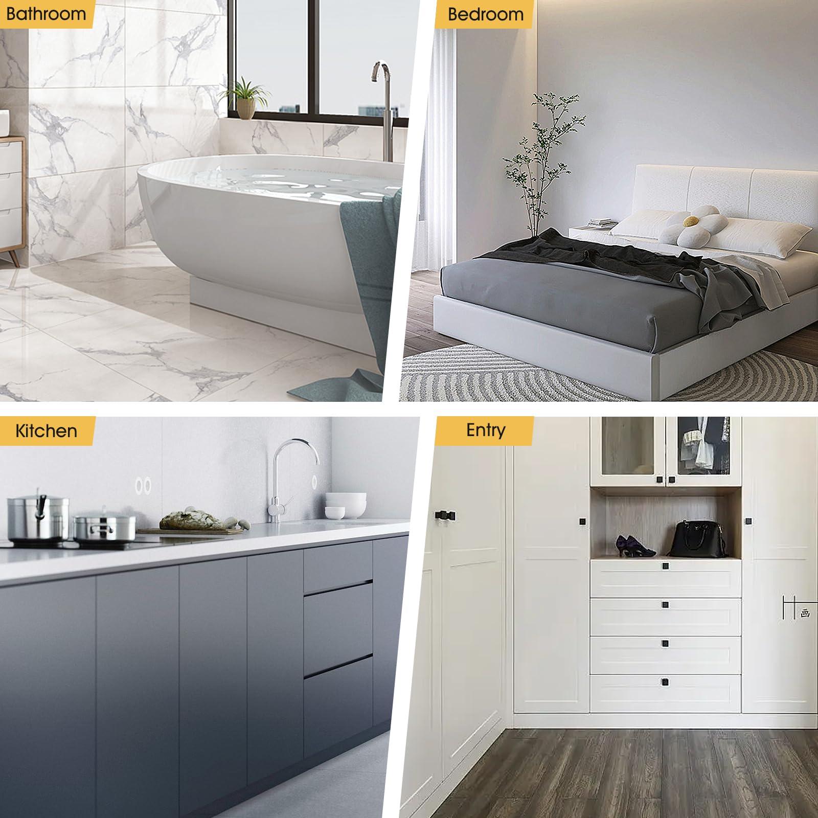 Vilive Vilive Under Shelf Storage Basket, Hanging Shelf Basket Slides Under Shelves for Storage Metal Under Cabinet Shelf Basket Organizer for Kitchen Pantry Desk Bookshelf (White Pack of 4)