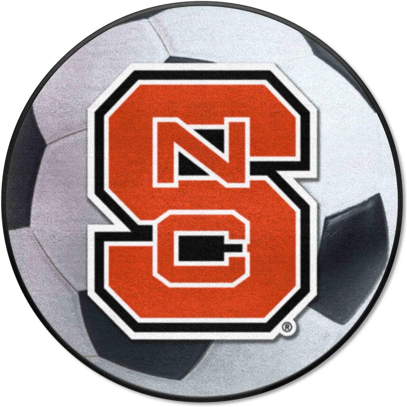 FANMATS Fanmats North Carolina State Wolfpack Soccer Ball-Shaped Mats
